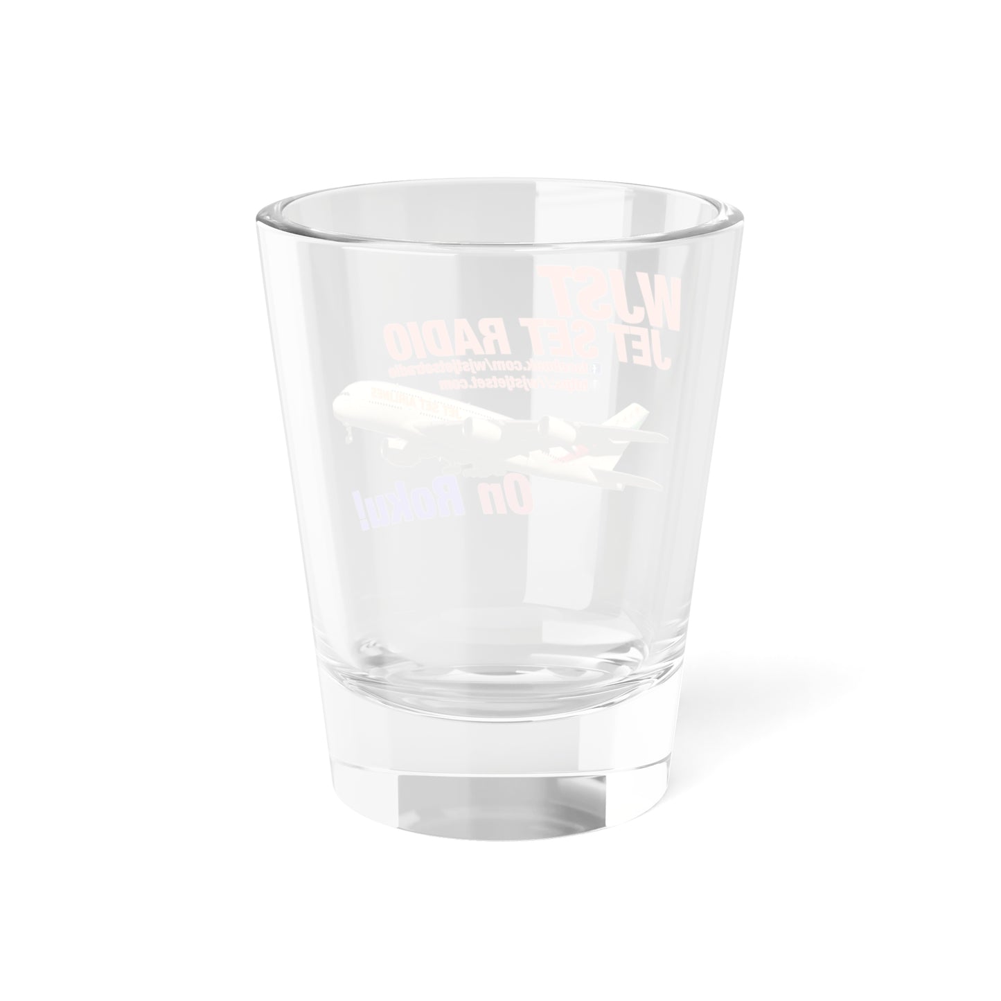 WJST Jet Set Shot Glass, B 1.5oz