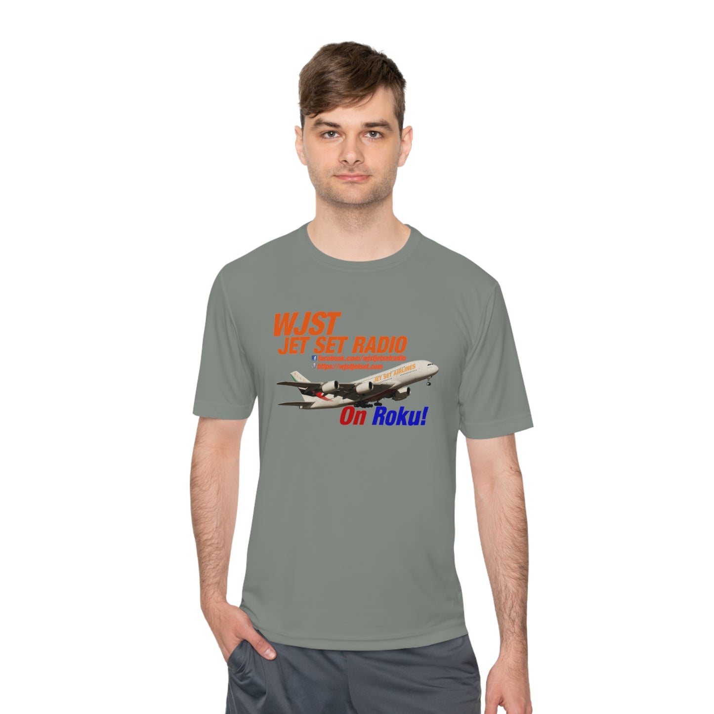 WJST Jet Set Logo Unisex Moisture Wicking Tee