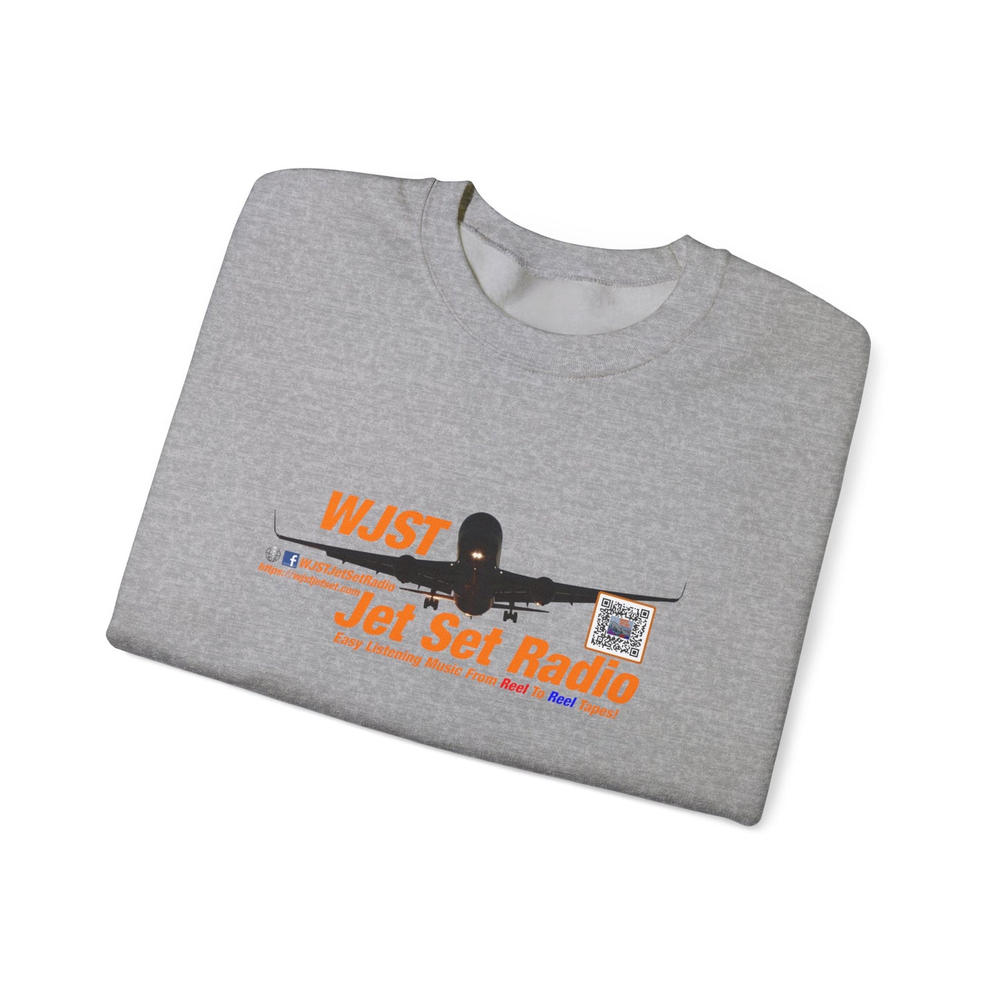 WJST Jet Set Logo Unisex Heavy Blend™ Crewneck Sweatshirt