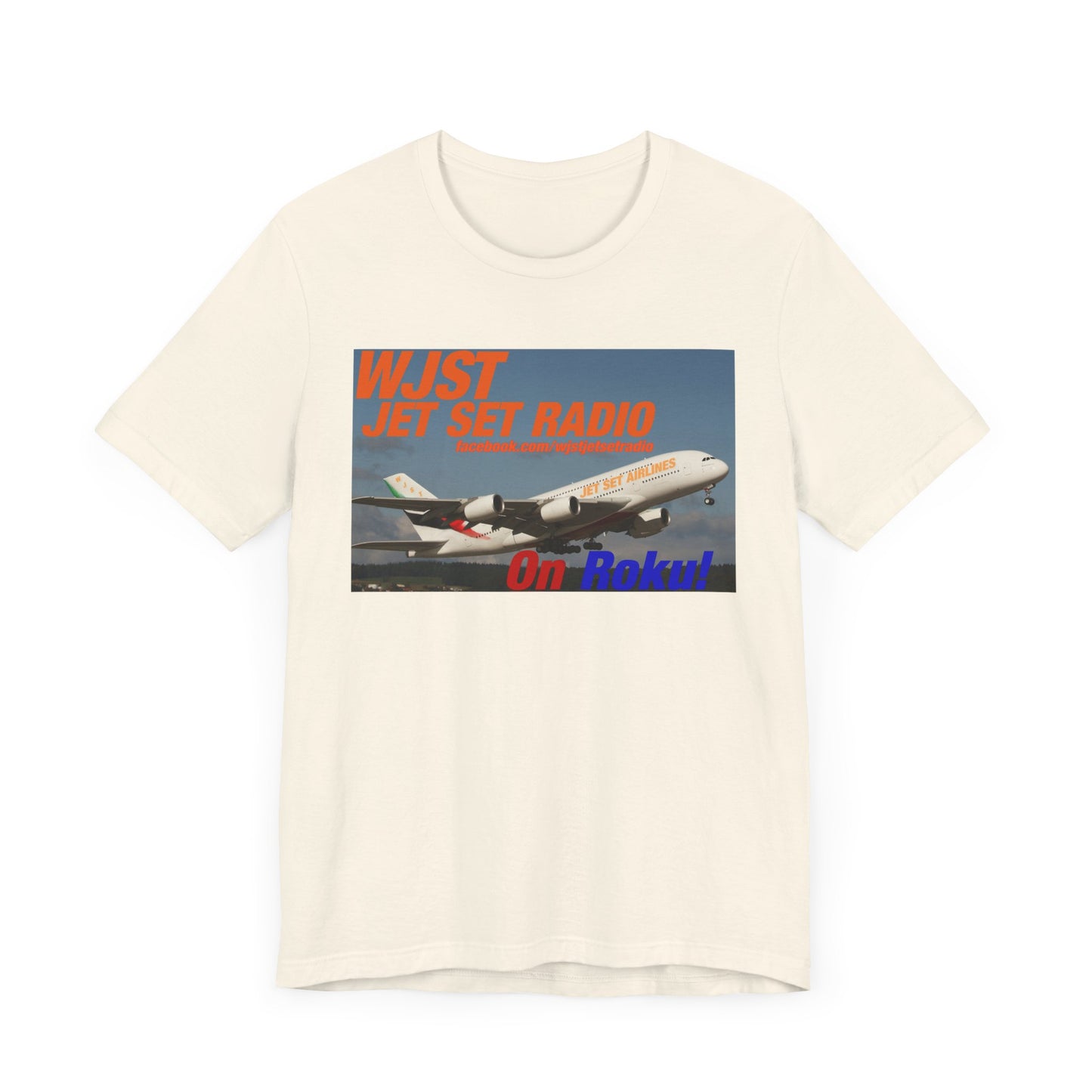 WJST Jet Set Logo Unisex Jersey Short Sleeve Tee