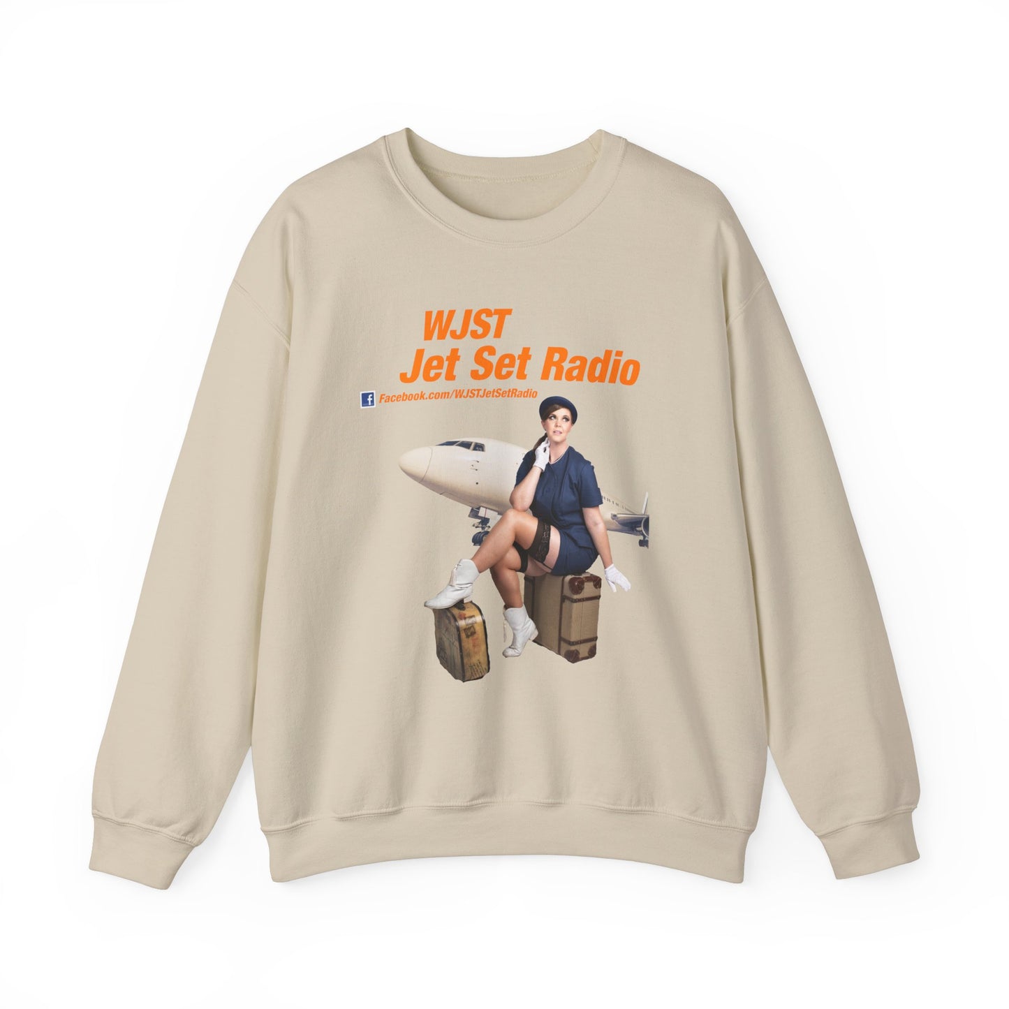 WJST Jet Set Logo Unisex Heavy Blend™ Crewneck Sweatshirt