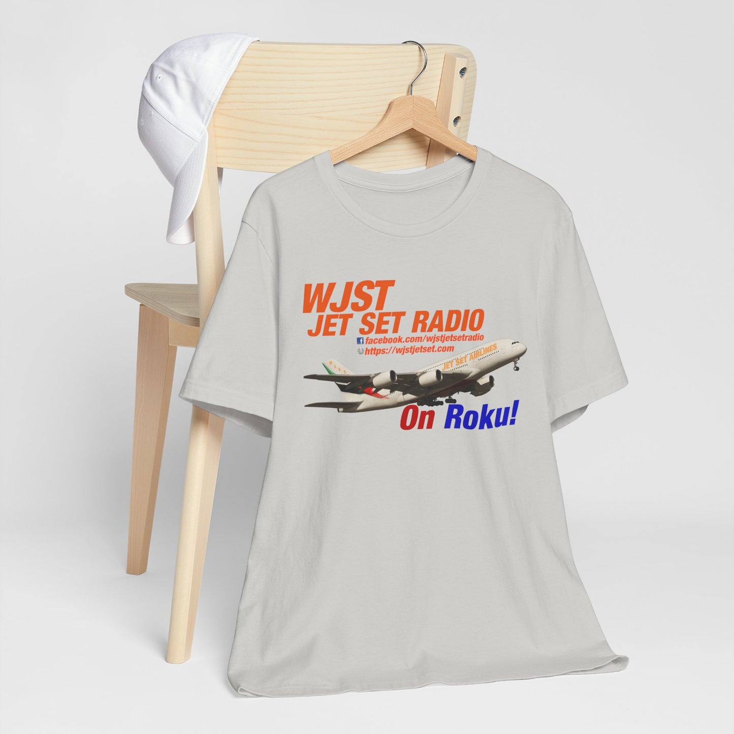 WJST Jet Set Logo Unisex Jersey Short Sleeve Tee