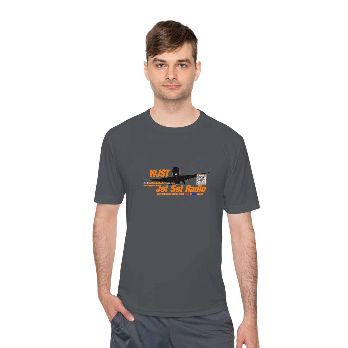 WJST Jet Set Logo Unisex Moisture Wicking Tee