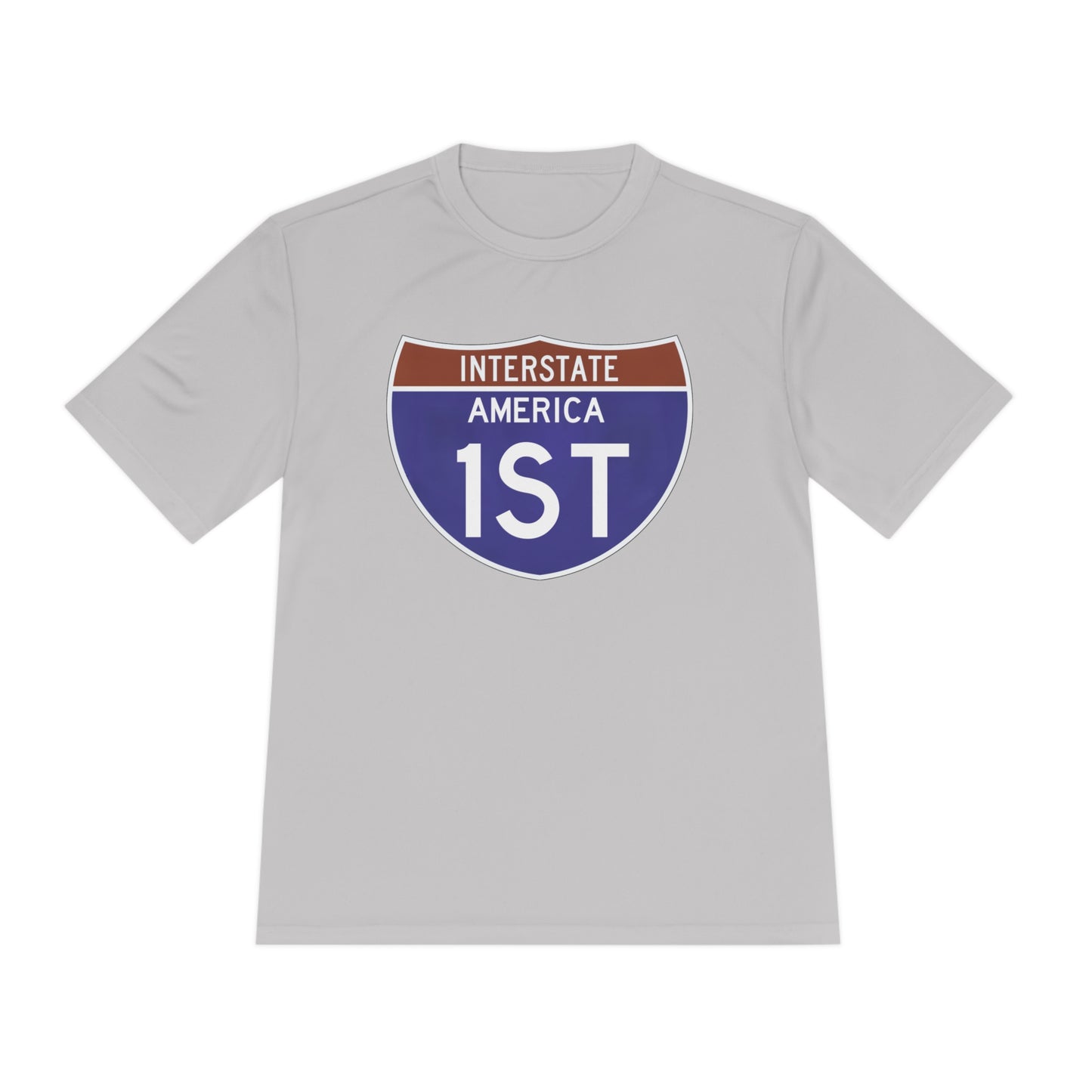 Interstate America 1 ST Unisex Moisture Wicking Tee