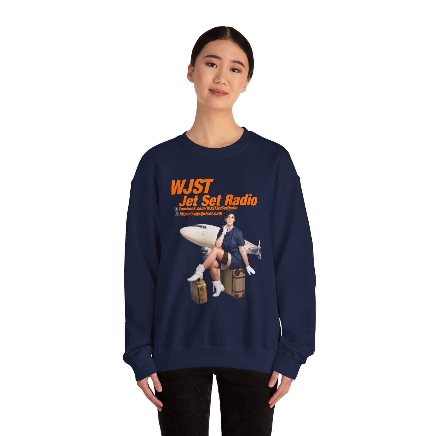 WJST Something Blue Unisex Heavy Blend™ Crewneck Sweatshirt