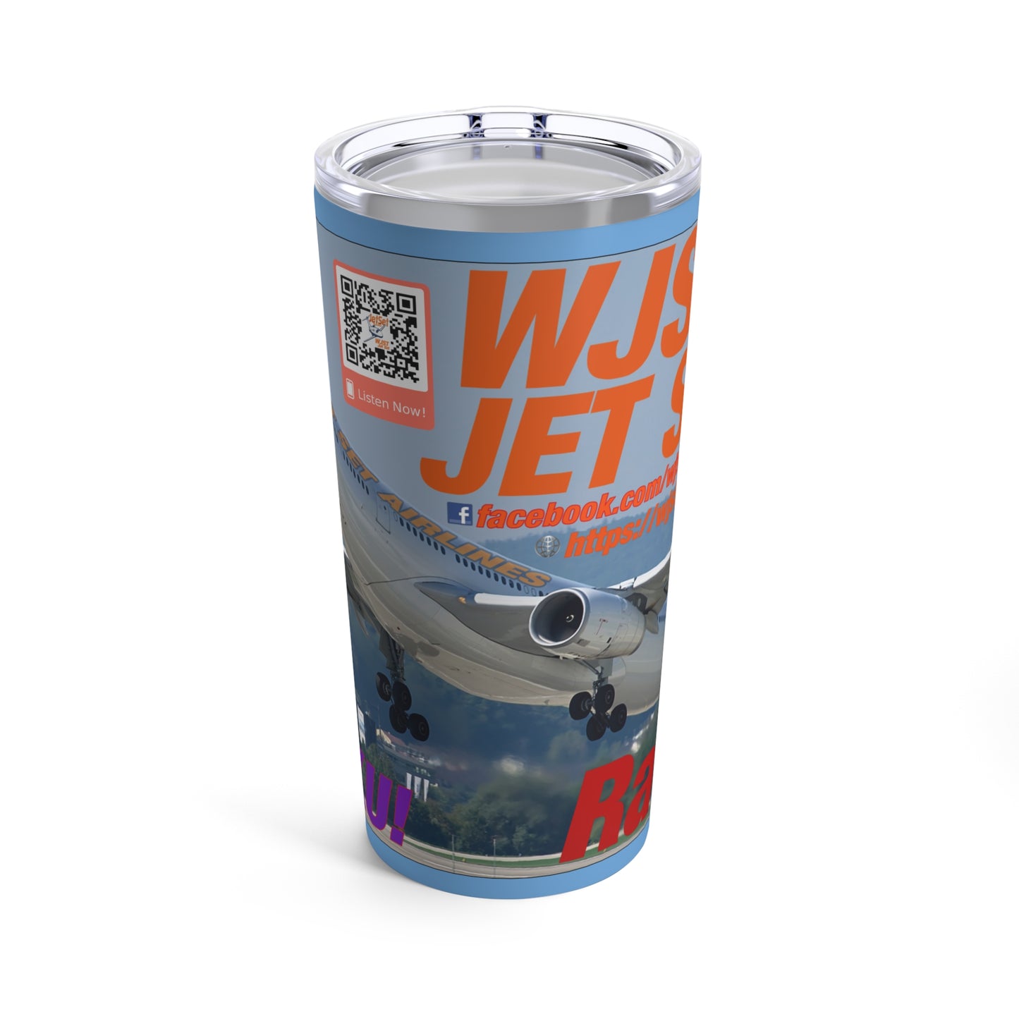 WJST Jet Set Tumbler 20oz