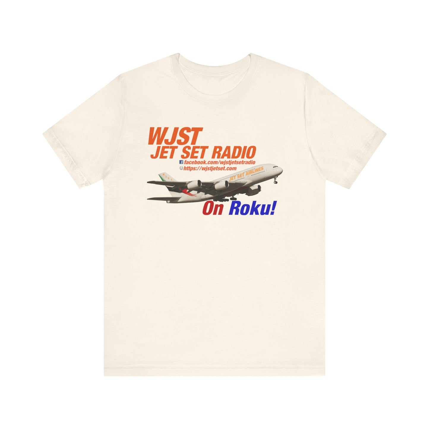 WJST Jet Set Logo Unisex Jersey Short Sleeve Tee