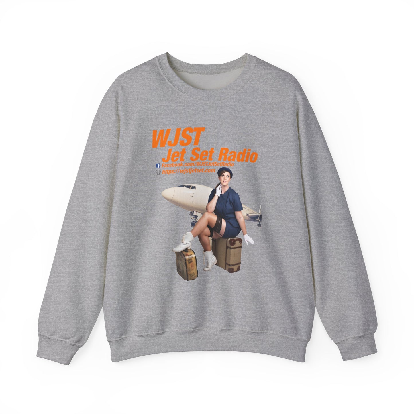 WJST Something Blue Unisex Heavy Blend™ Crewneck Sweatshirt