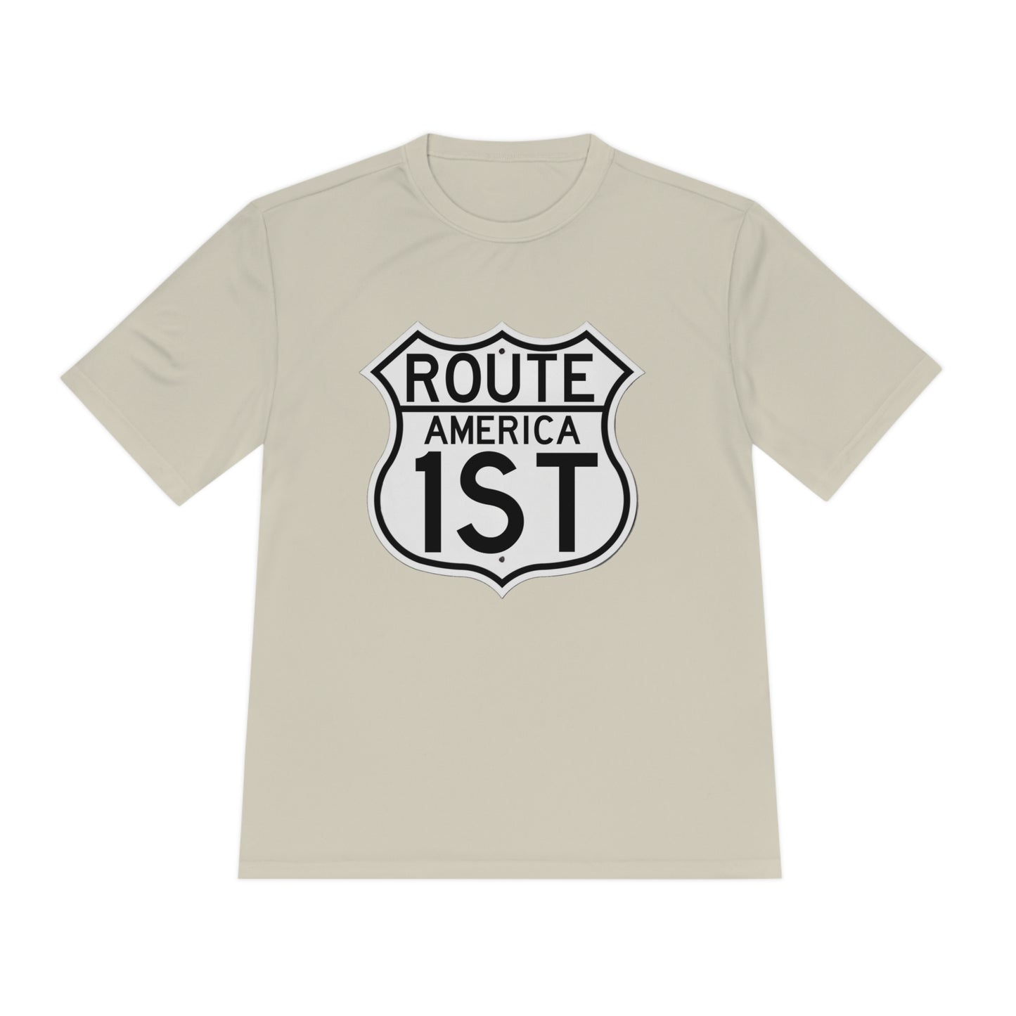 US Route America 1 ST Unisex Moisture Wicking Tee