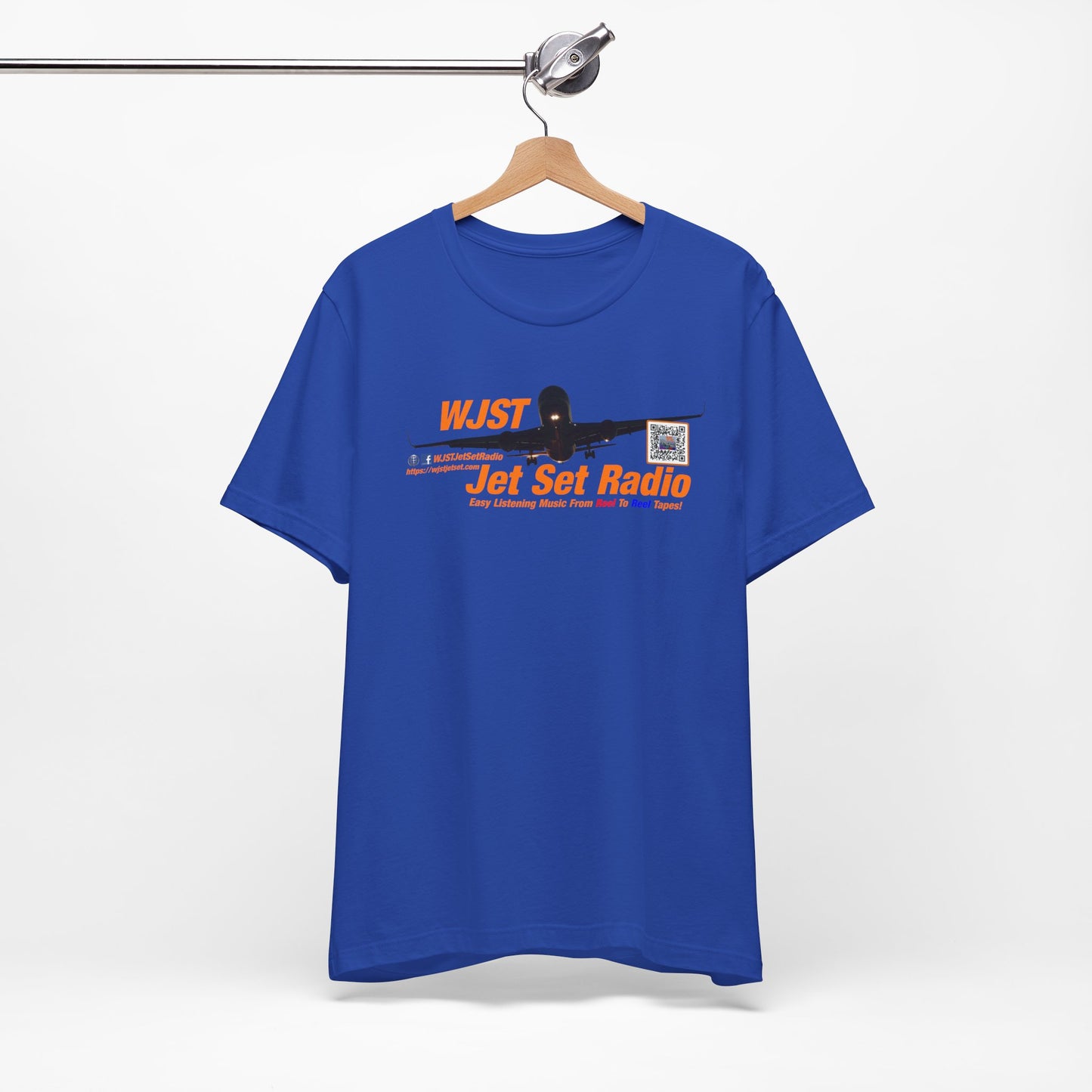 WJST Jet Set Unisex Jersey Short Sleeve Tee