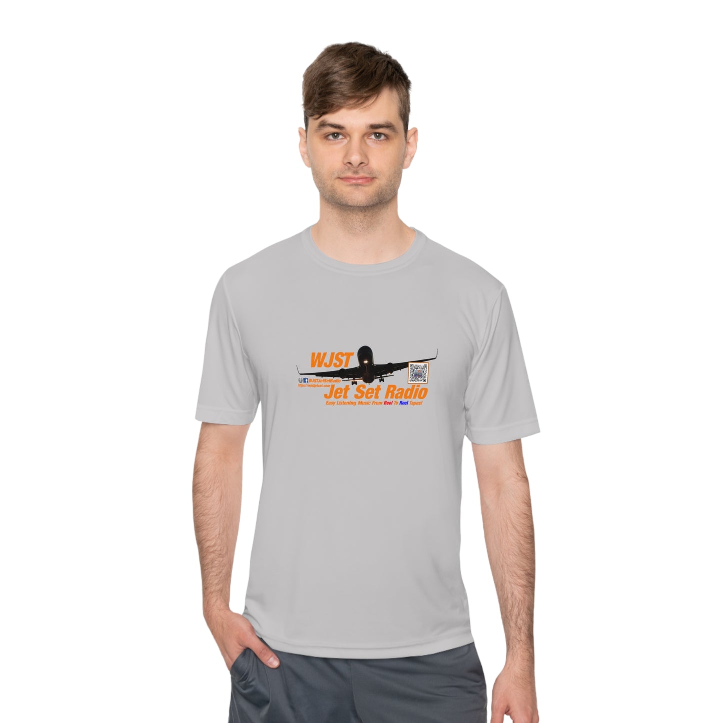 WJST Jet Set Logo Unisex Moisture Wicking Tee