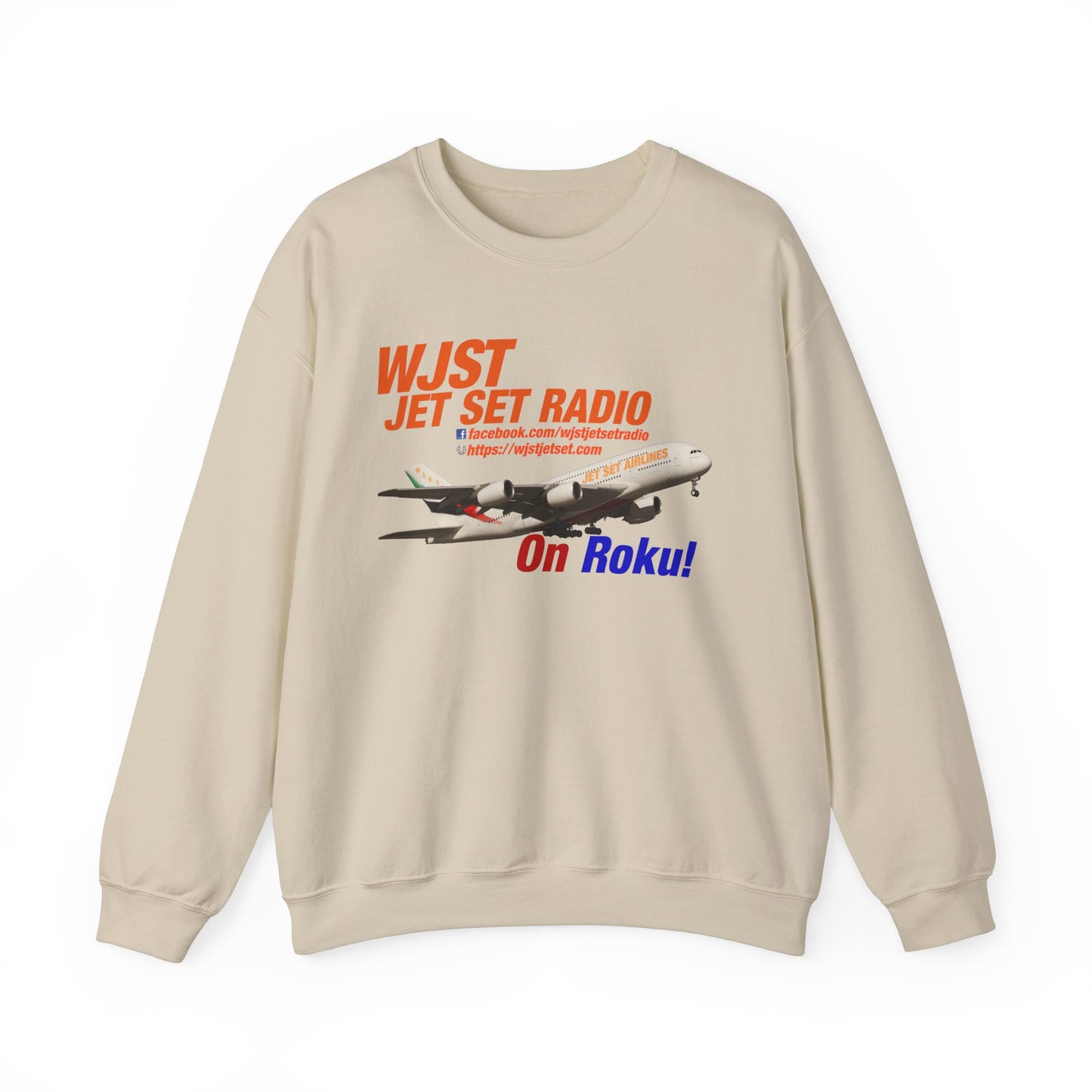 WJST Jet Set Logo Unisex Heavy Blend™ Crewneck Sweatshirt