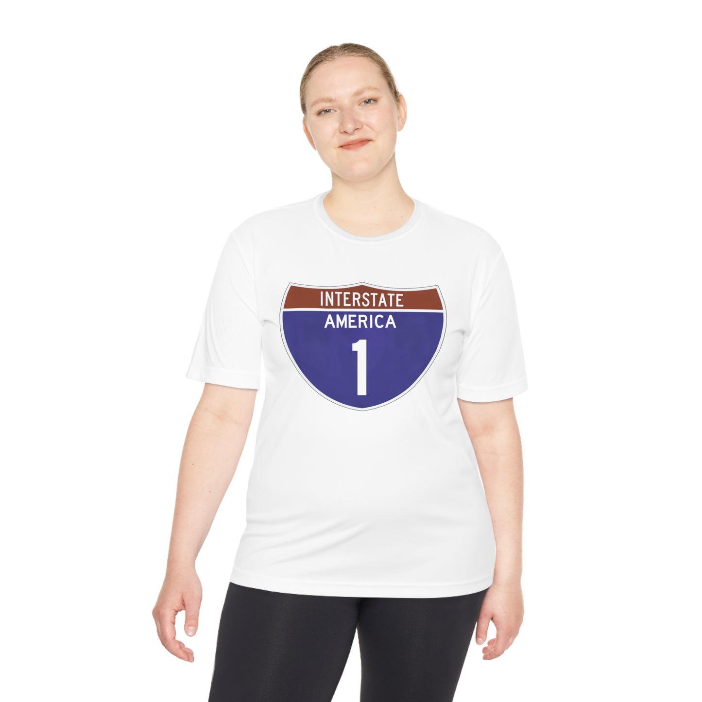 Interstate America 1 Unisex Moisture Wicking Tee