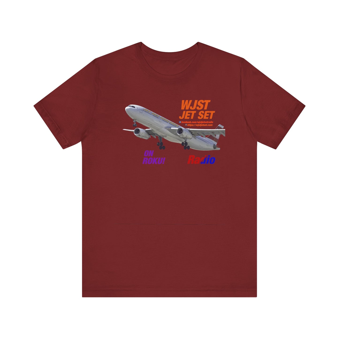 WJST Jet Set Logo Unisex Jersey Short Sleeve Tee