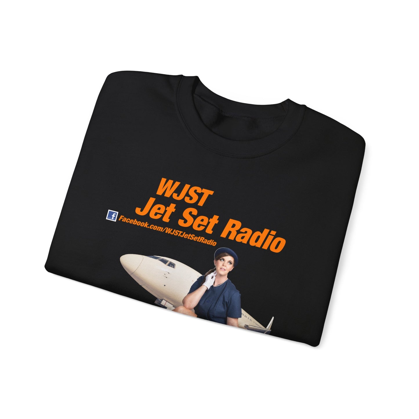 WJST Jet Set Logo Unisex Heavy Blend™ Crewneck Sweatshirt