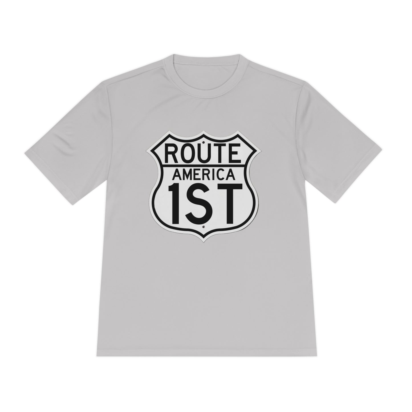 US Route America 1 ST Unisex Moisture Wicking Tee