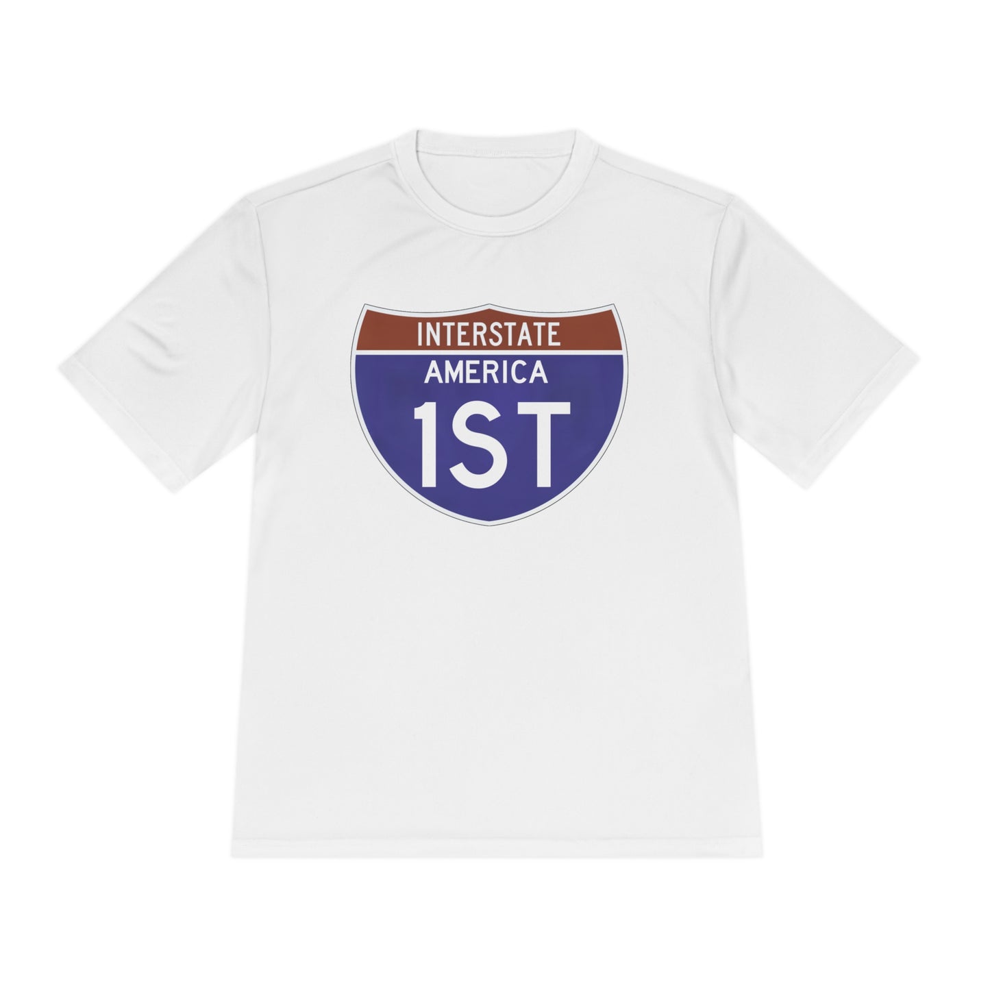 Interstate America 1 ST Unisex Moisture Wicking Tee