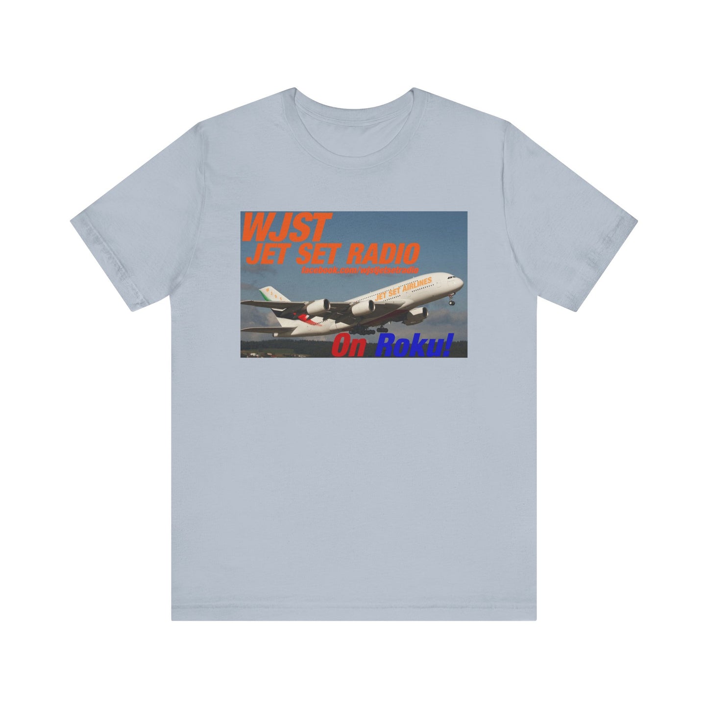 WJST Jet Set Logo Unisex Jersey Short Sleeve Tee