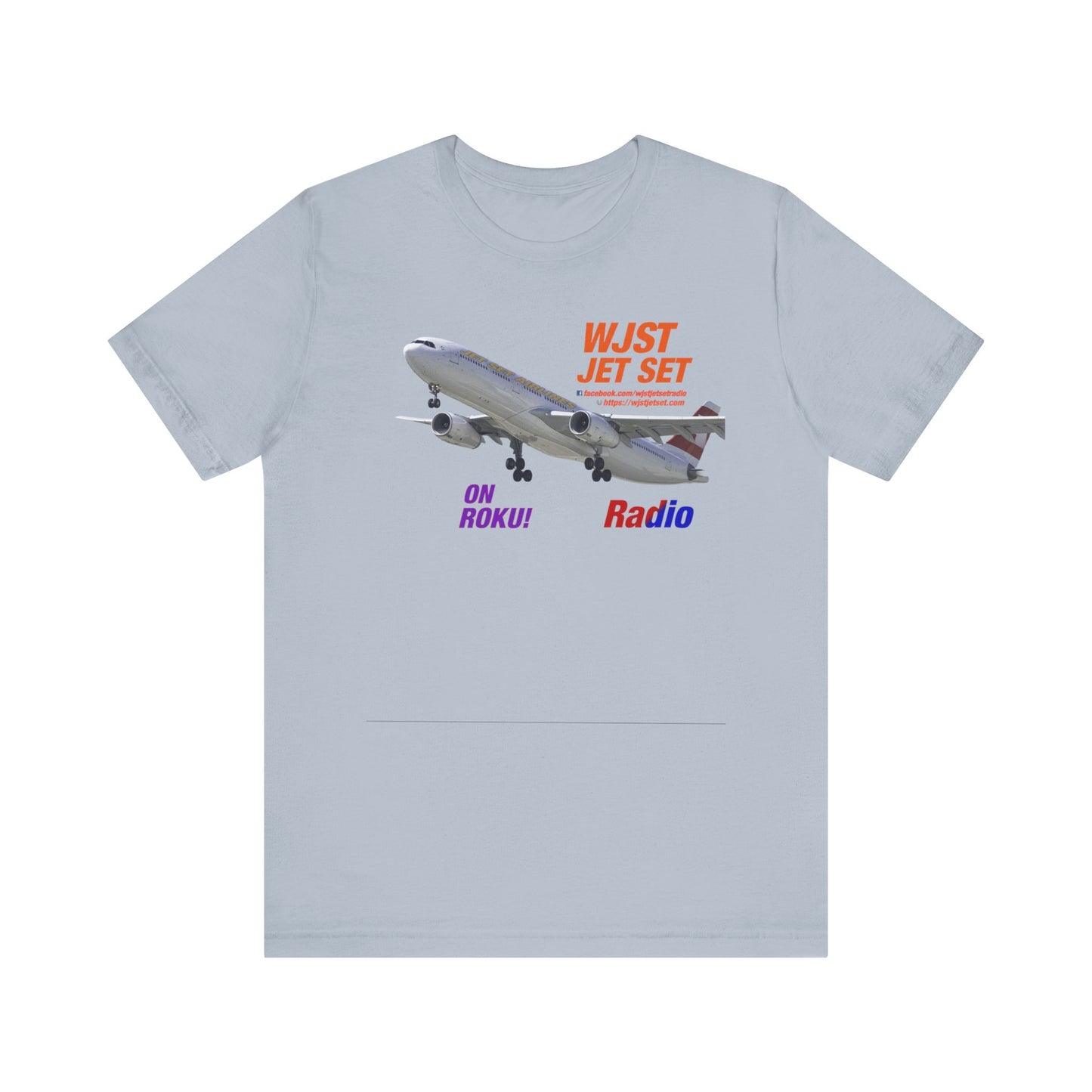 WJST Jet Set Logo Unisex Jersey Short Sleeve Tee