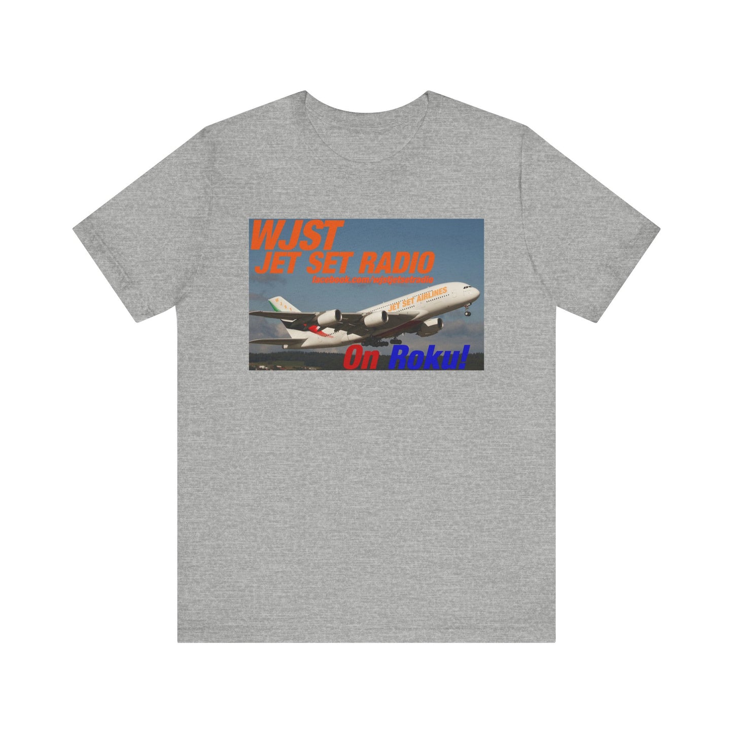 WJST Jet Set Logo Unisex Jersey Short Sleeve Tee