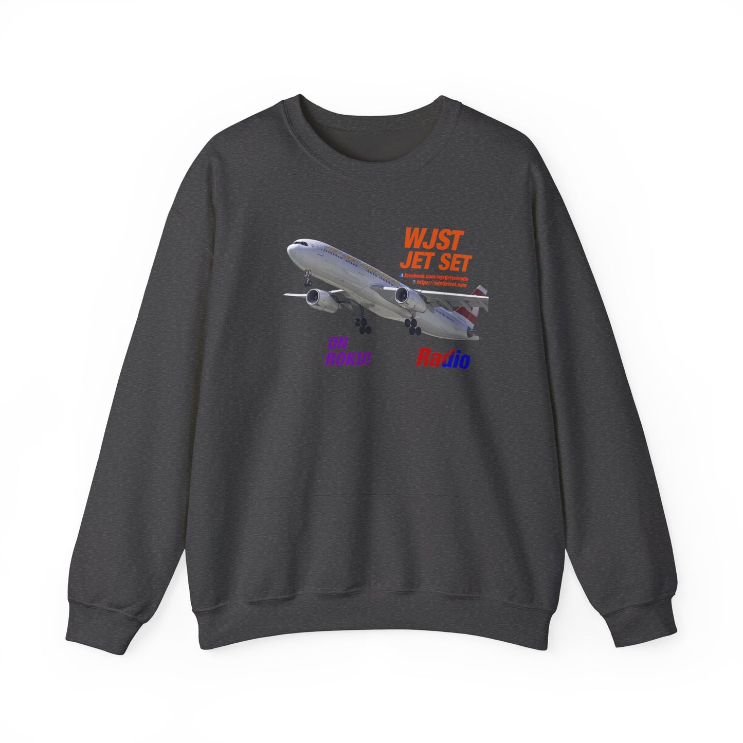 WJST Jet Set Logo Unisex Heavy Blend™ Crewneck Sweatshirt