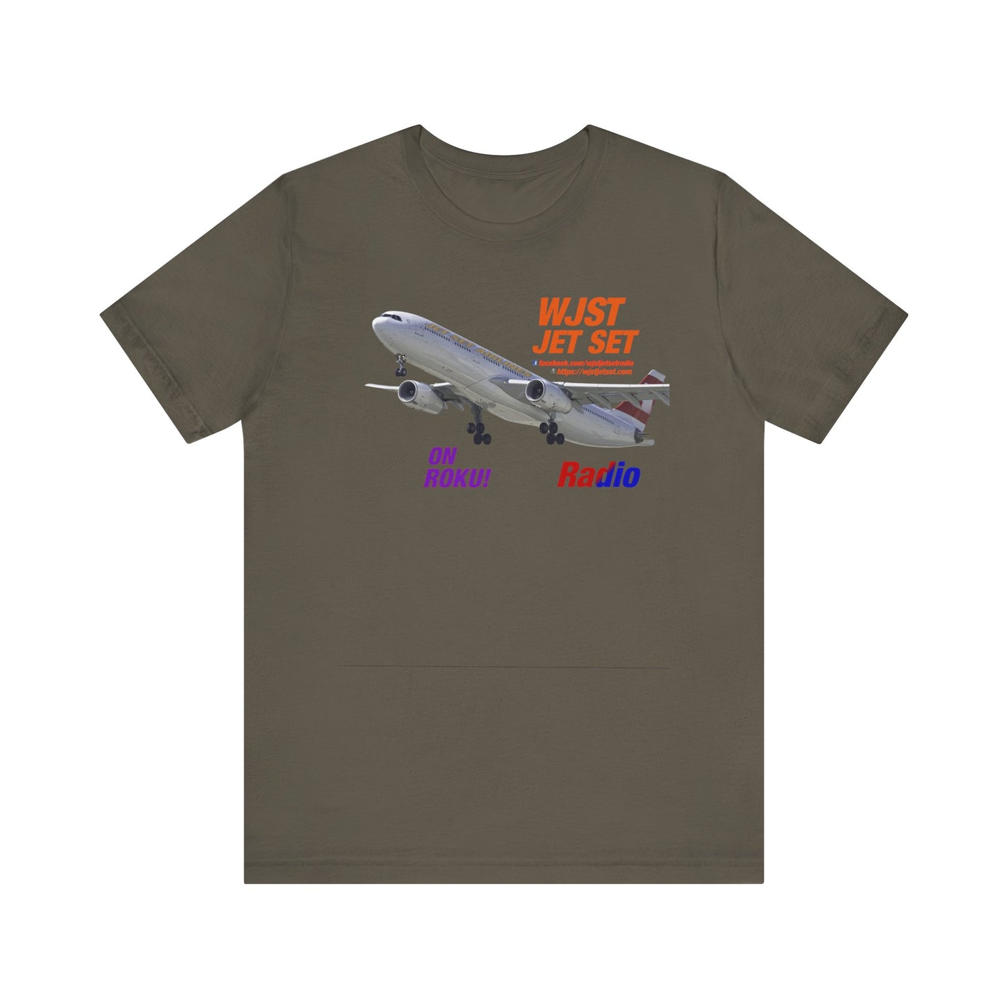 WJST Jet Set Logo Unisex Jersey Short Sleeve Tee