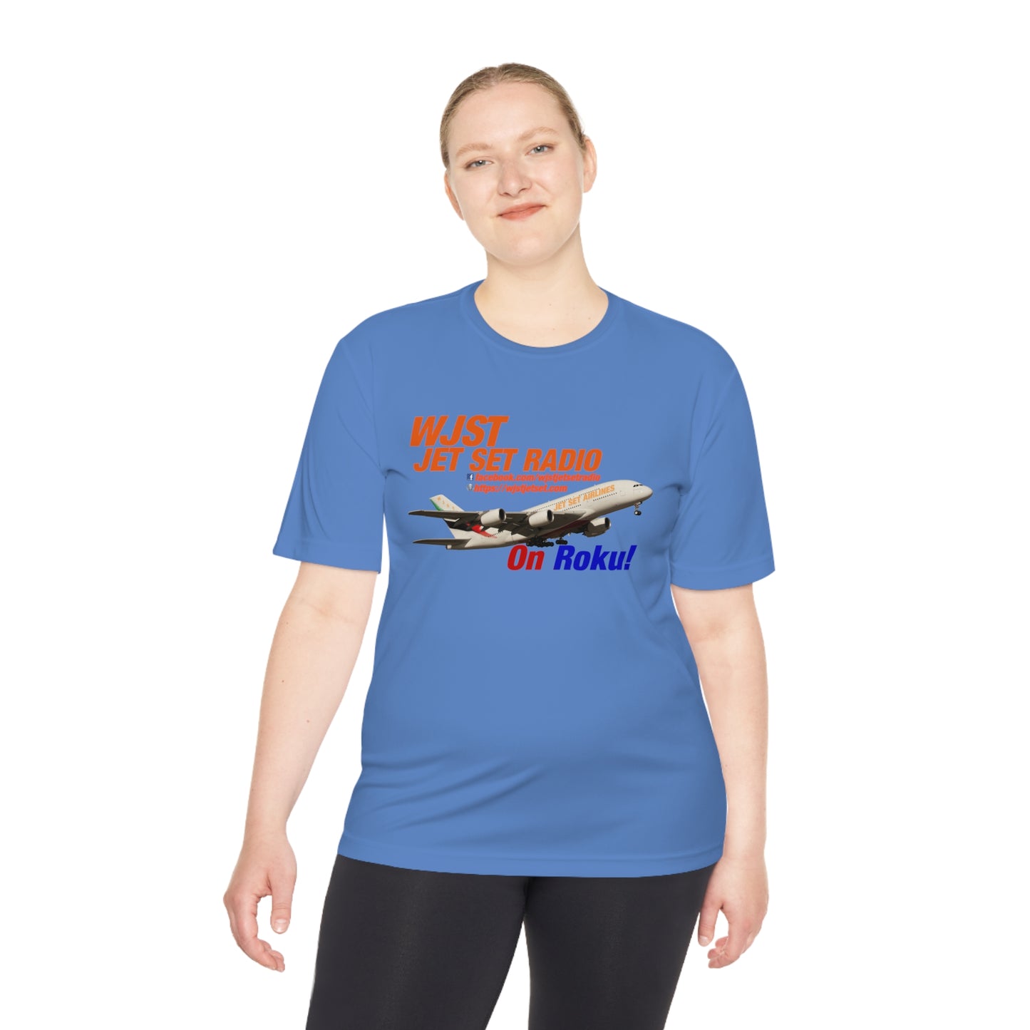 WJST Jet Set Logo Unisex Moisture Wicking Tee