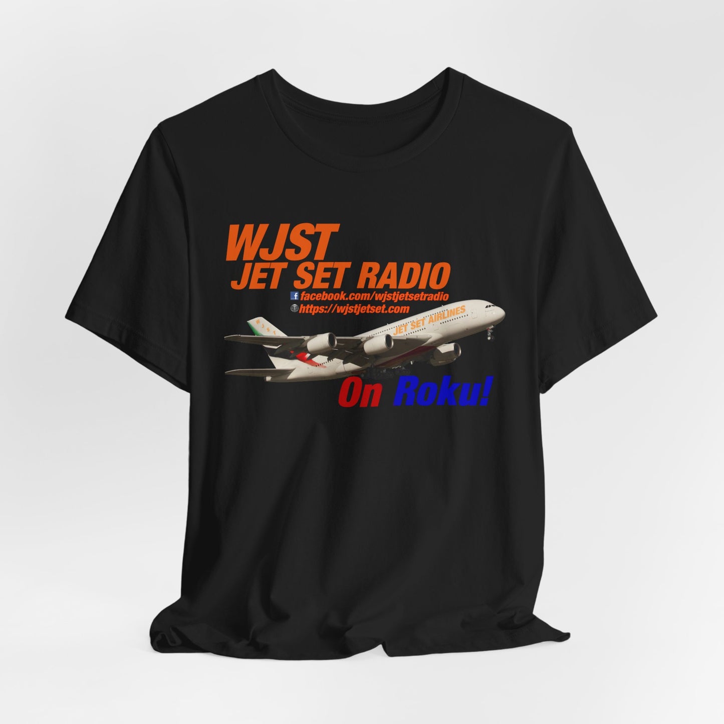 WJST Jet Set Logo Unisex Jersey Short Sleeve Tee