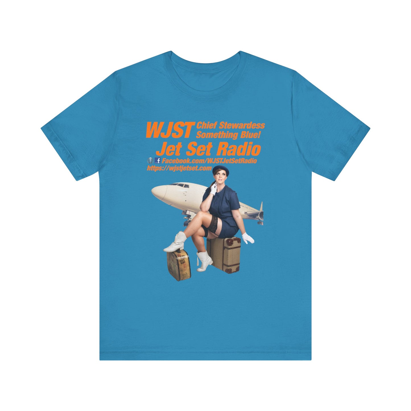 WJST Something Blue Unisex Jersey Short Sleeve Tee