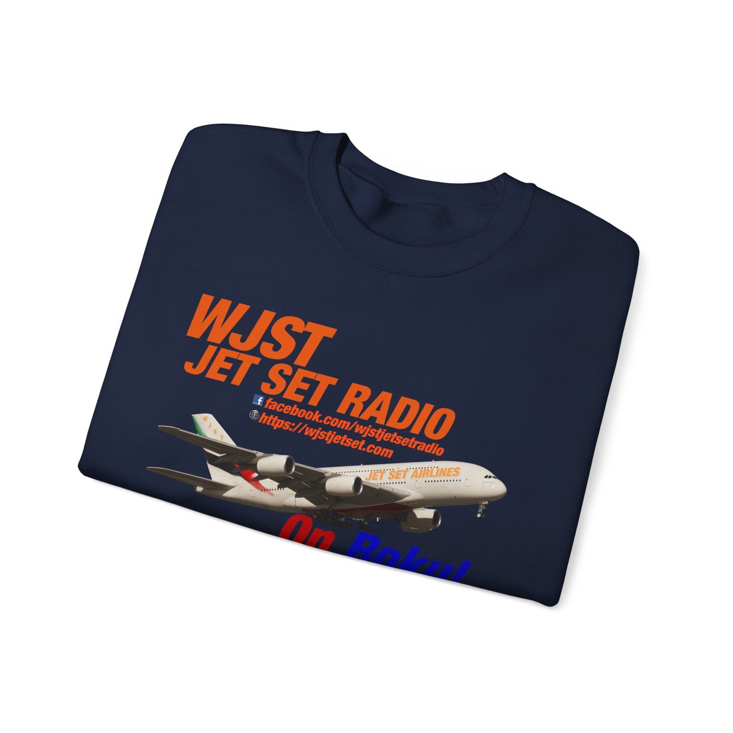 WJST Jet Set Logo Unisex Heavy Blend™ Crewneck Sweatshirt