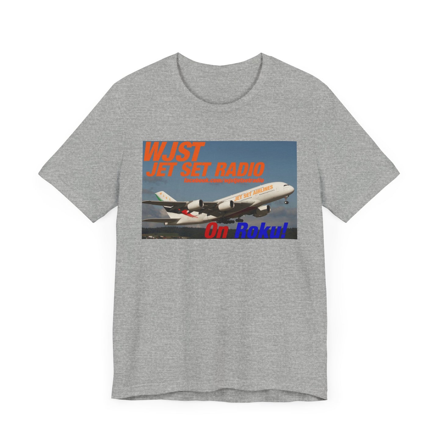 WJST Jet Set Logo Unisex Jersey Short Sleeve Tee