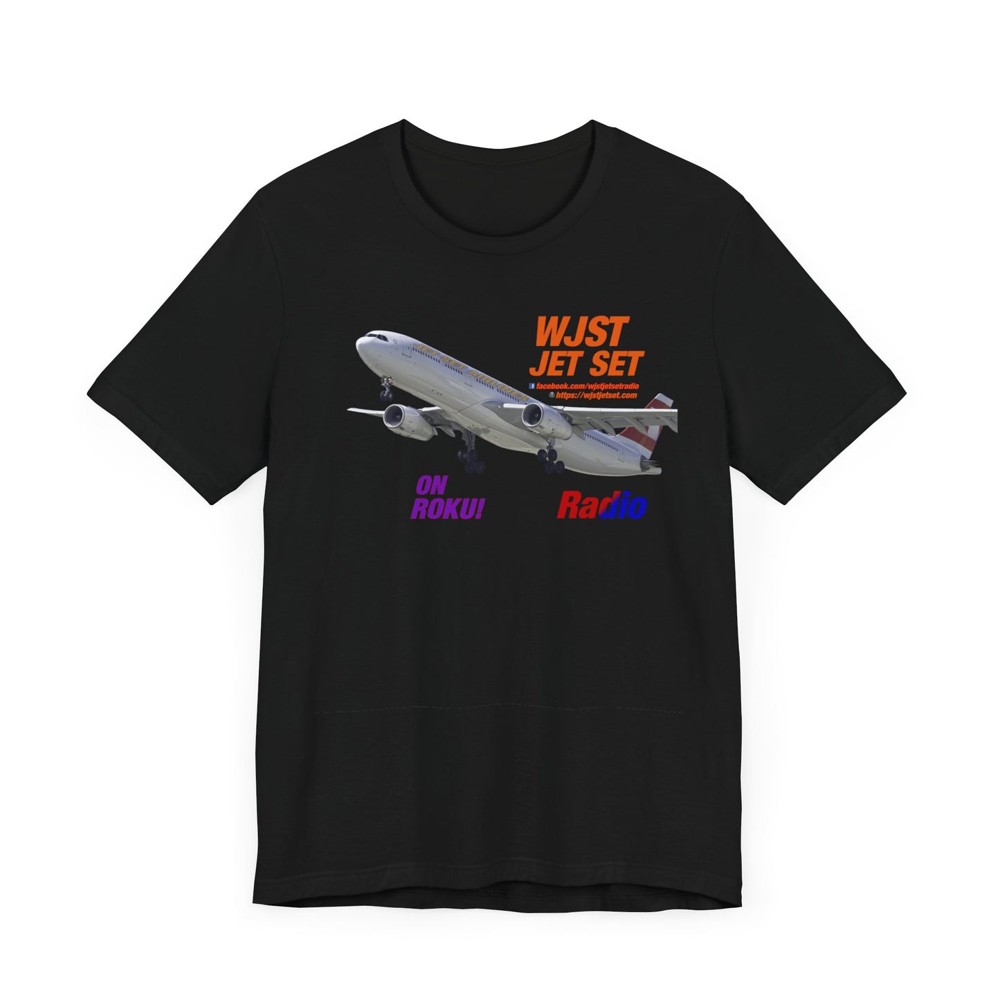 WJST Jet Set Logo Unisex Jersey Short Sleeve Tee