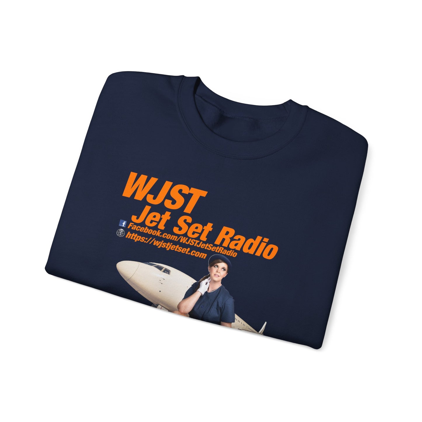 WJST Something Blue Unisex Heavy Blend™ Crewneck Sweatshirt