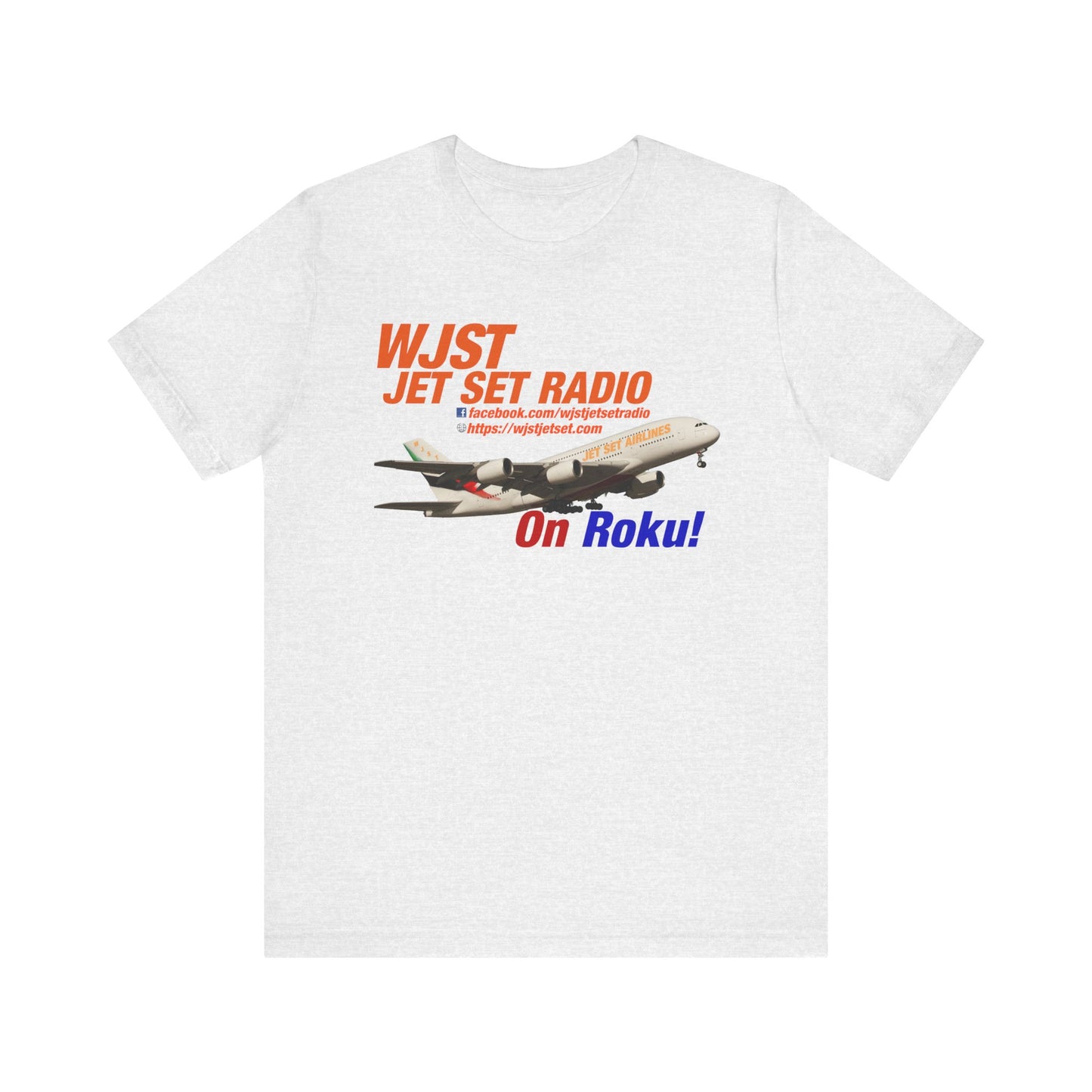 WJST Jet Set Logo Unisex Jersey Short Sleeve Tee