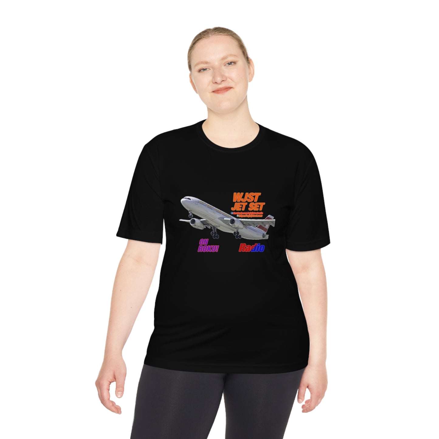 WJST Jet Set Logo Unisex Moisture Wicking Tee