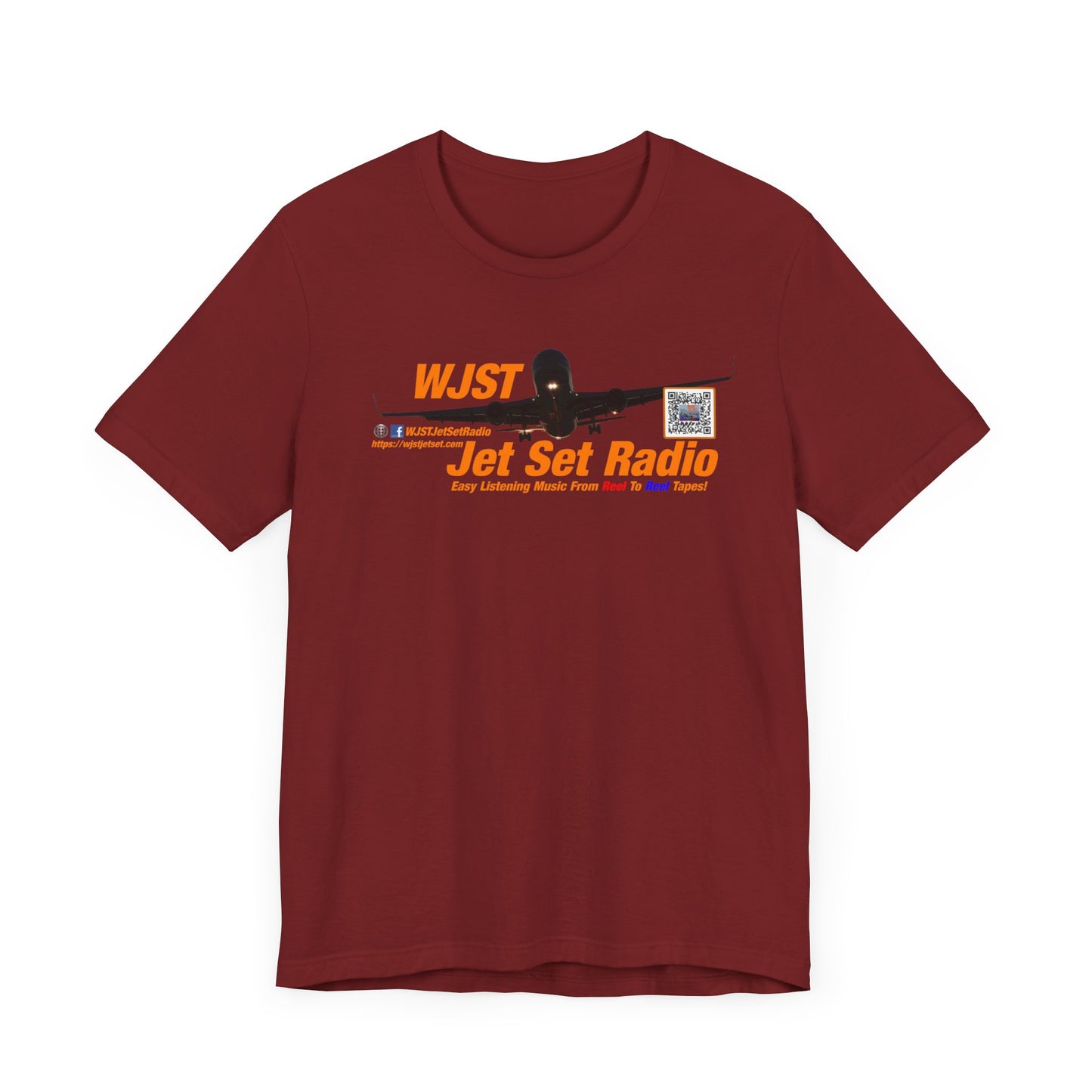 WJST Jet Set Unisex Jersey Short Sleeve Tee