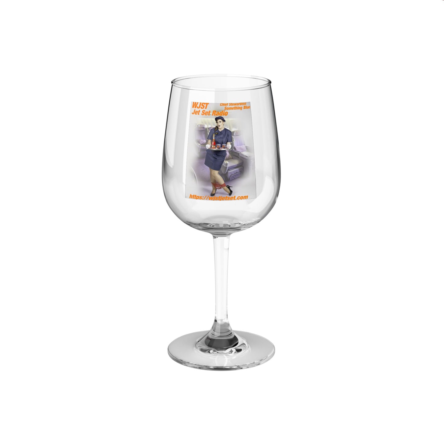 WJST Jet Set Wine Glass, A 12oz