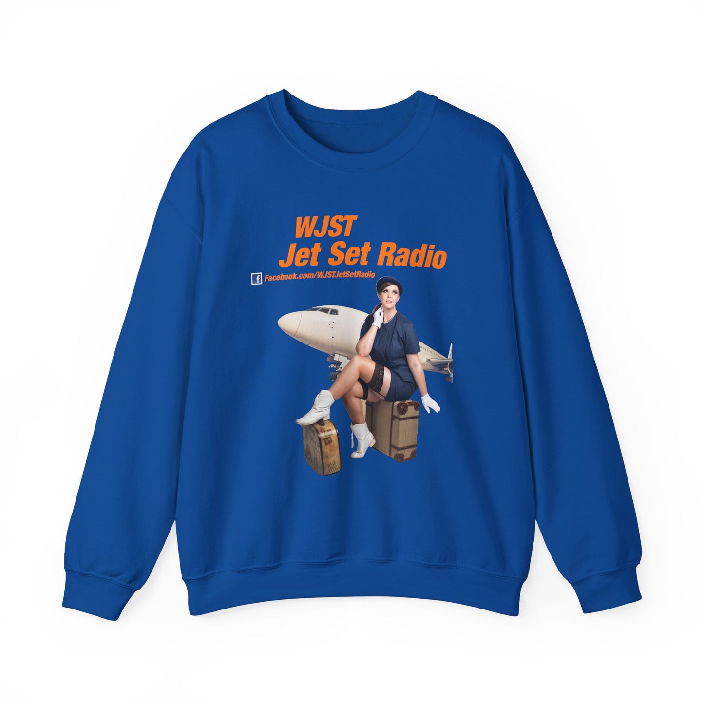 WJST Jet Set Logo Unisex Heavy Blend™ Crewneck Sweatshirt