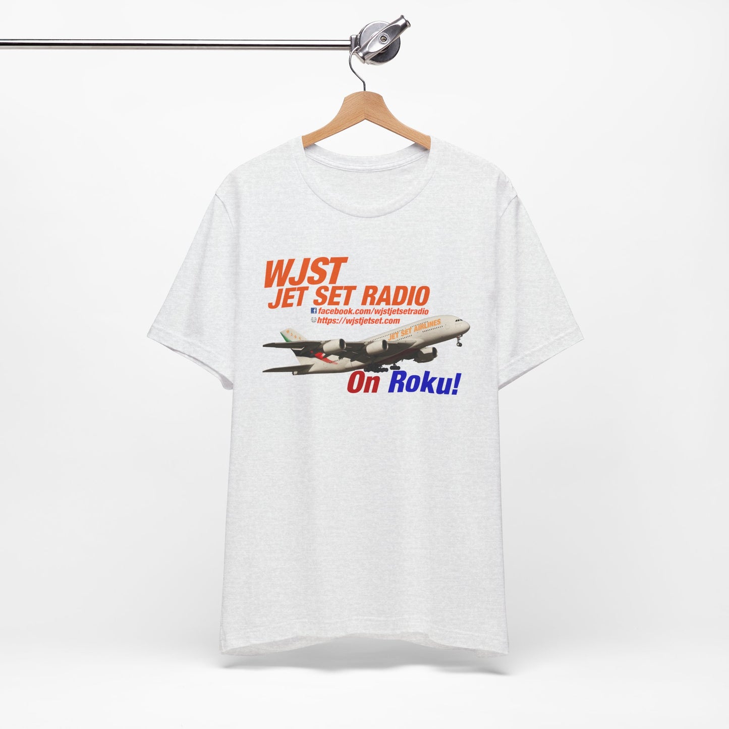 WJST Jet Set Logo Unisex Jersey Short Sleeve Tee