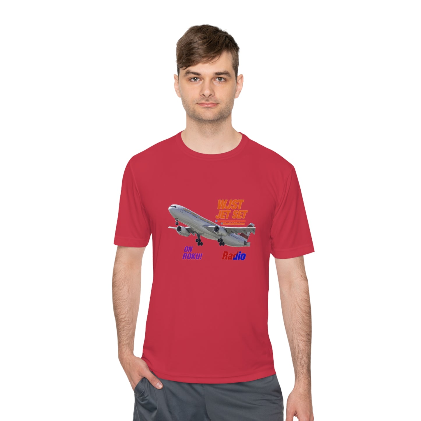 WJST Jet Set Logo Unisex Moisture Wicking Tee