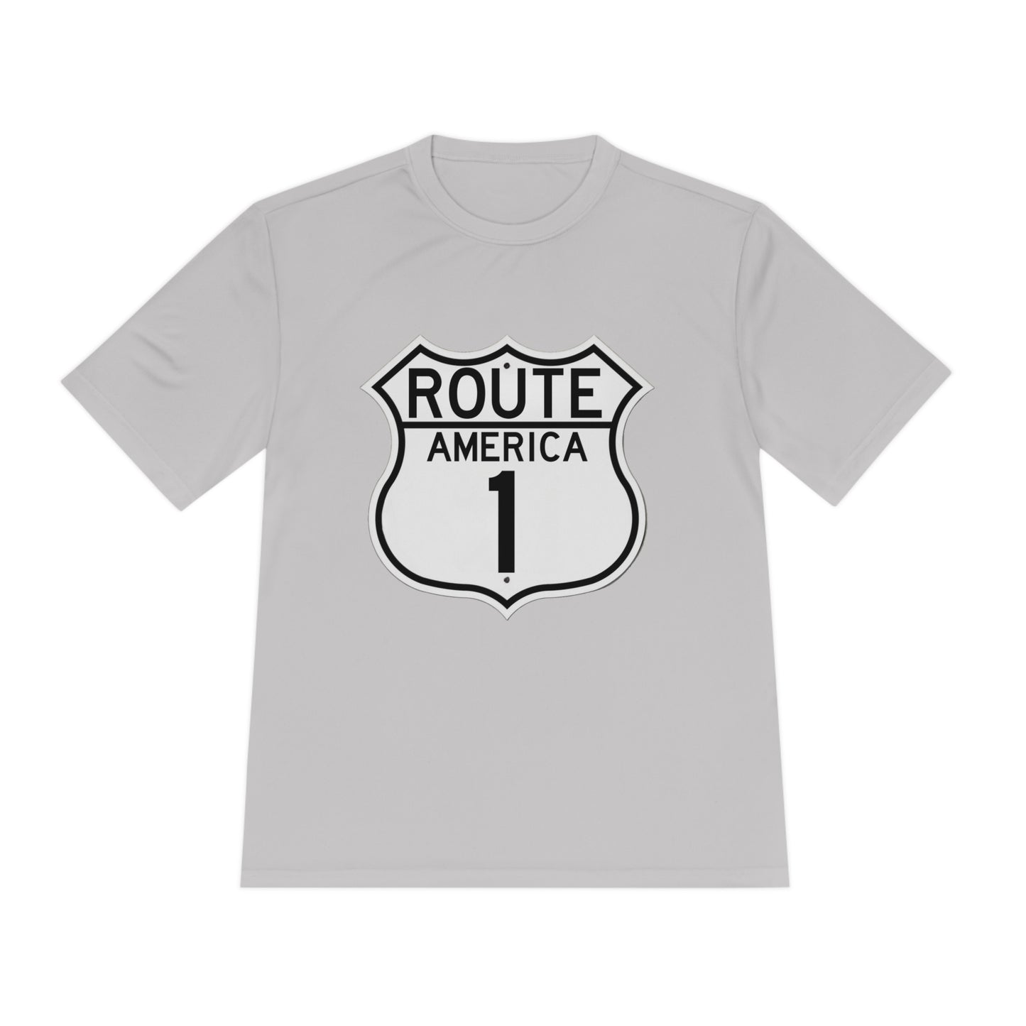 US Route America 1 Unisex Moisture Wicking Tee