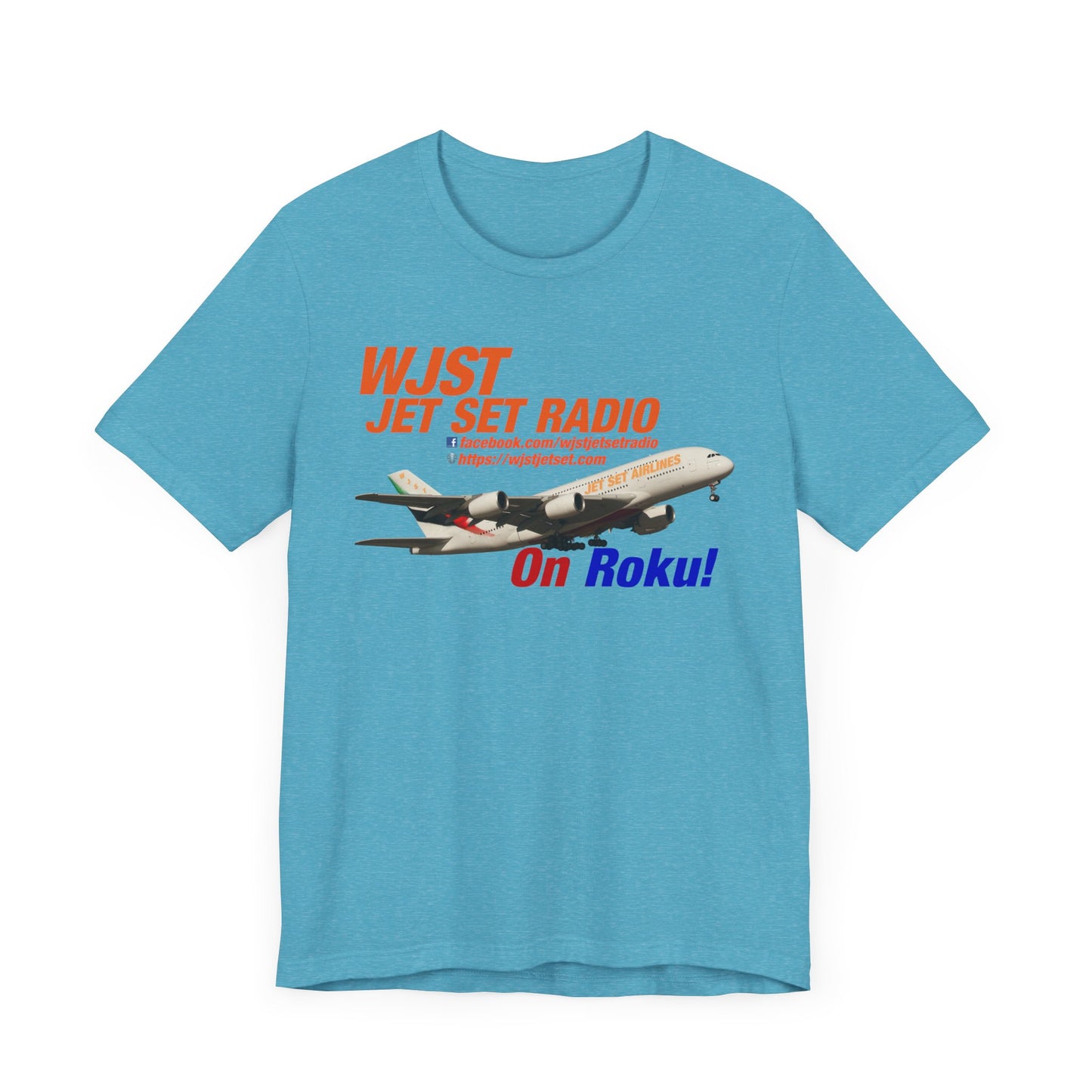 WJST Jet Set Logo Unisex Jersey Short Sleeve Tee