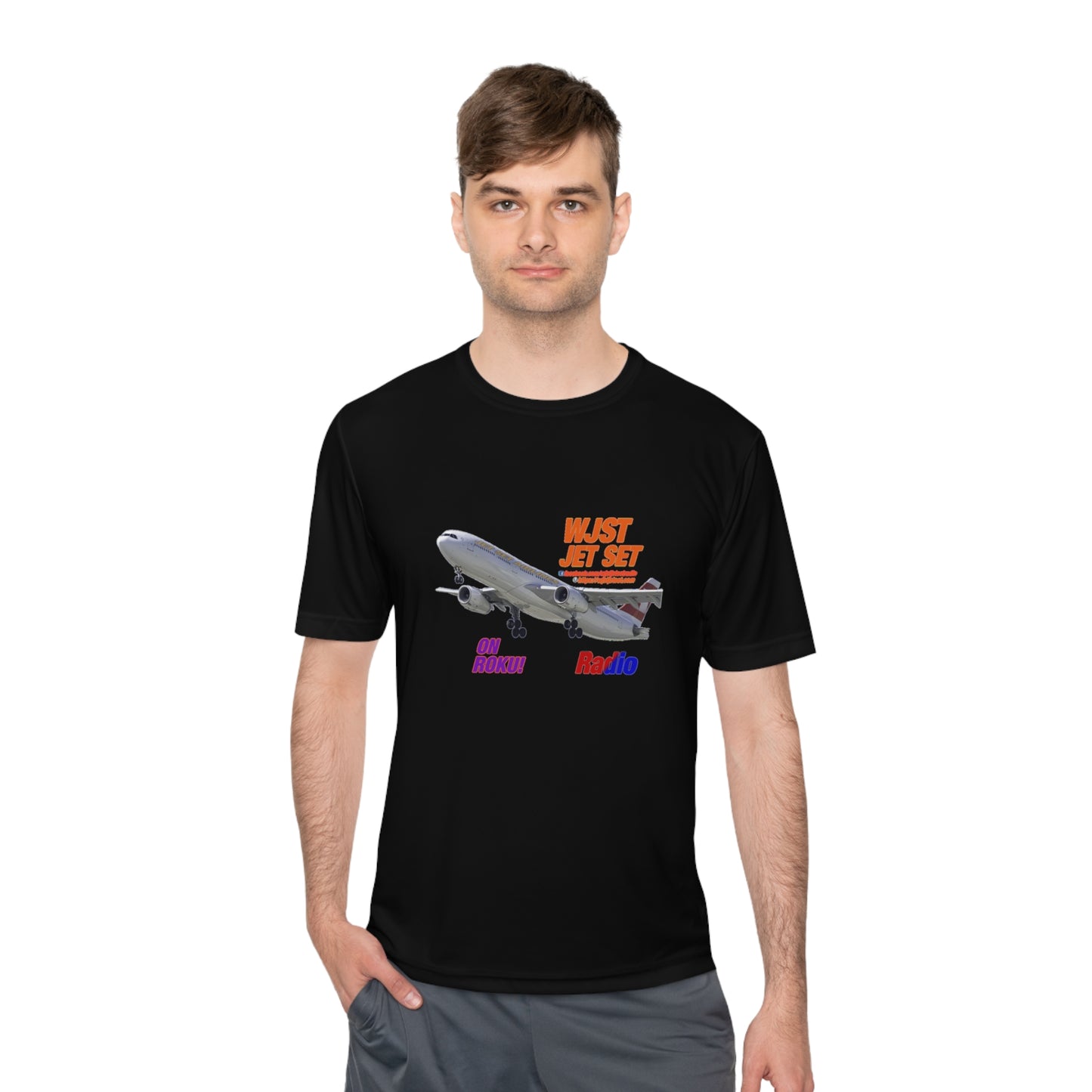 WJST Jet Set Logo Unisex Moisture Wicking Tee