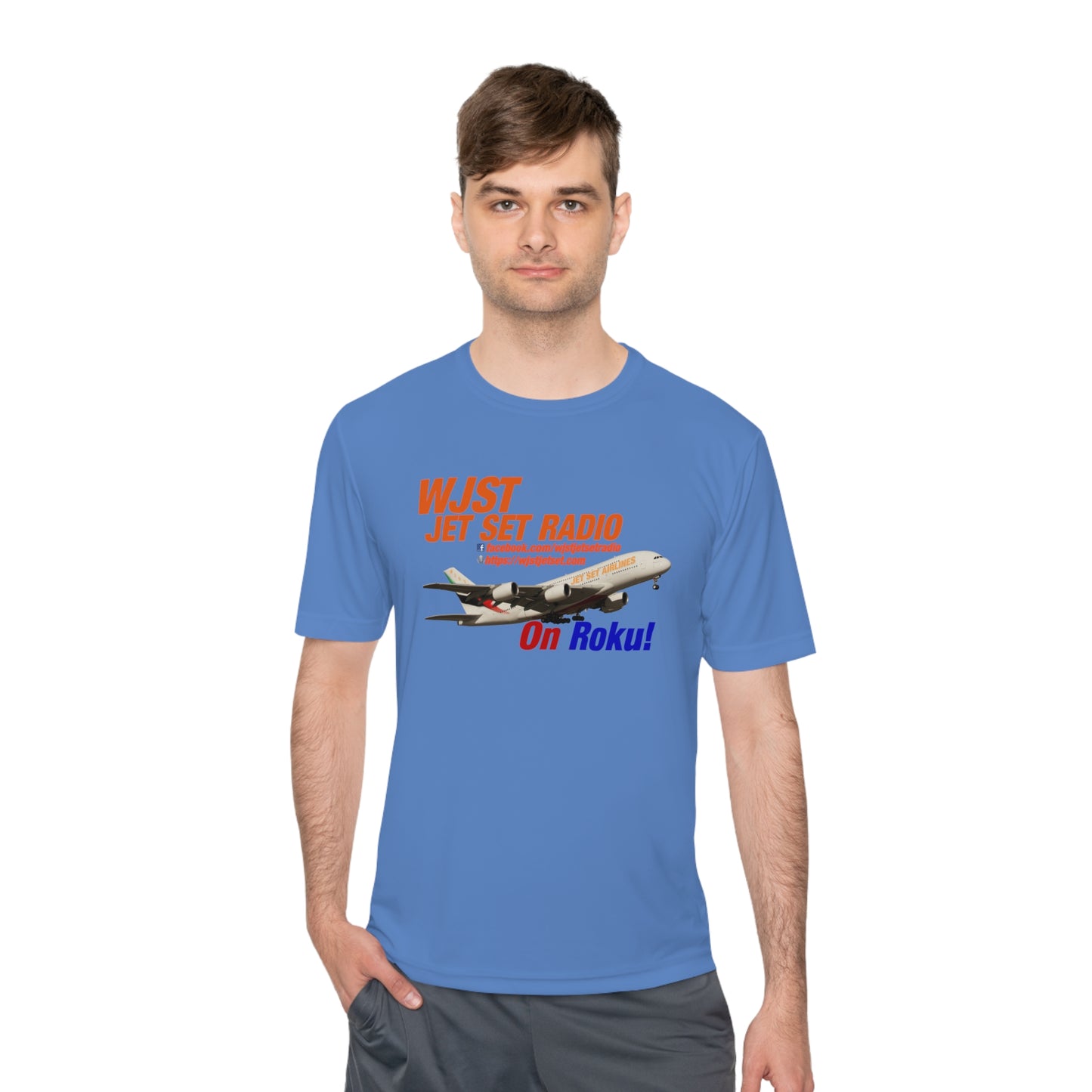 WJST Jet Set Logo Unisex Moisture Wicking Tee