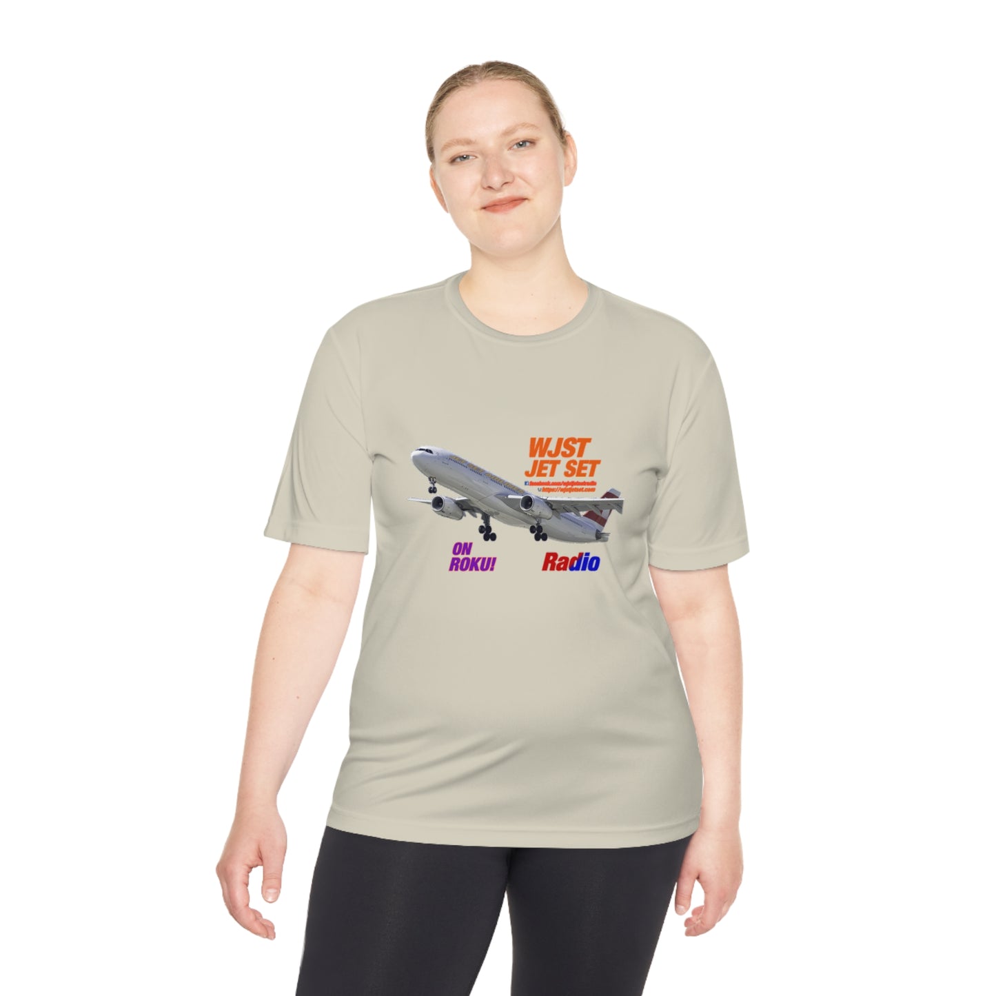 WJST Jet Set Logo Unisex Moisture Wicking Tee