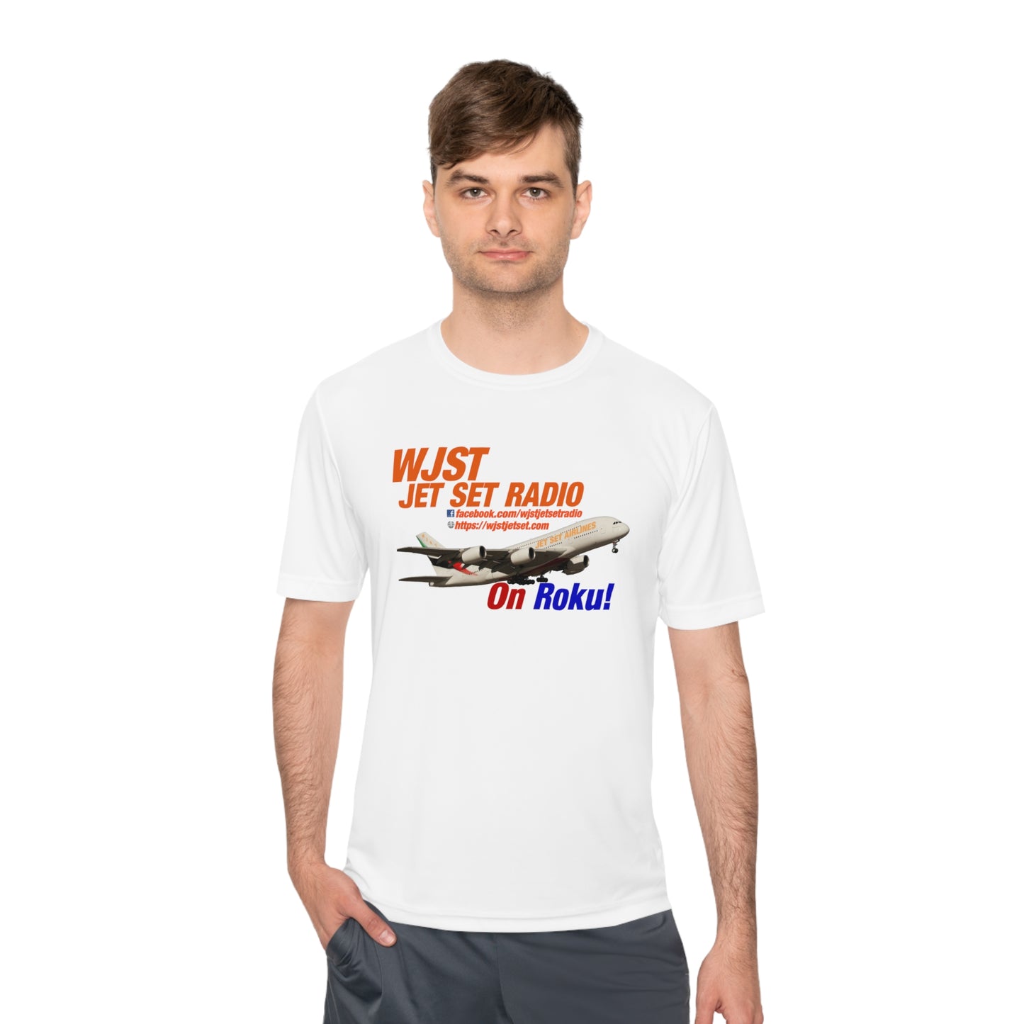 WJST Jet Set Logo Unisex Moisture Wicking Tee