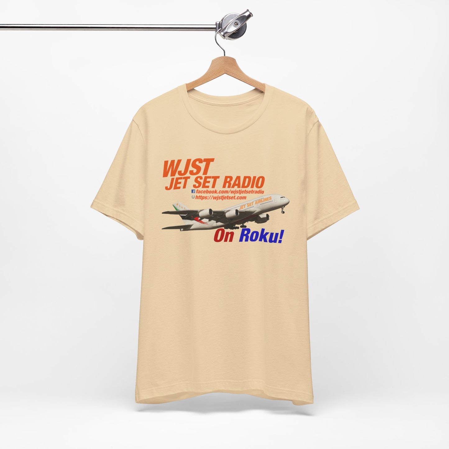 WJST Jet Set Logo Unisex Jersey Short Sleeve Tee