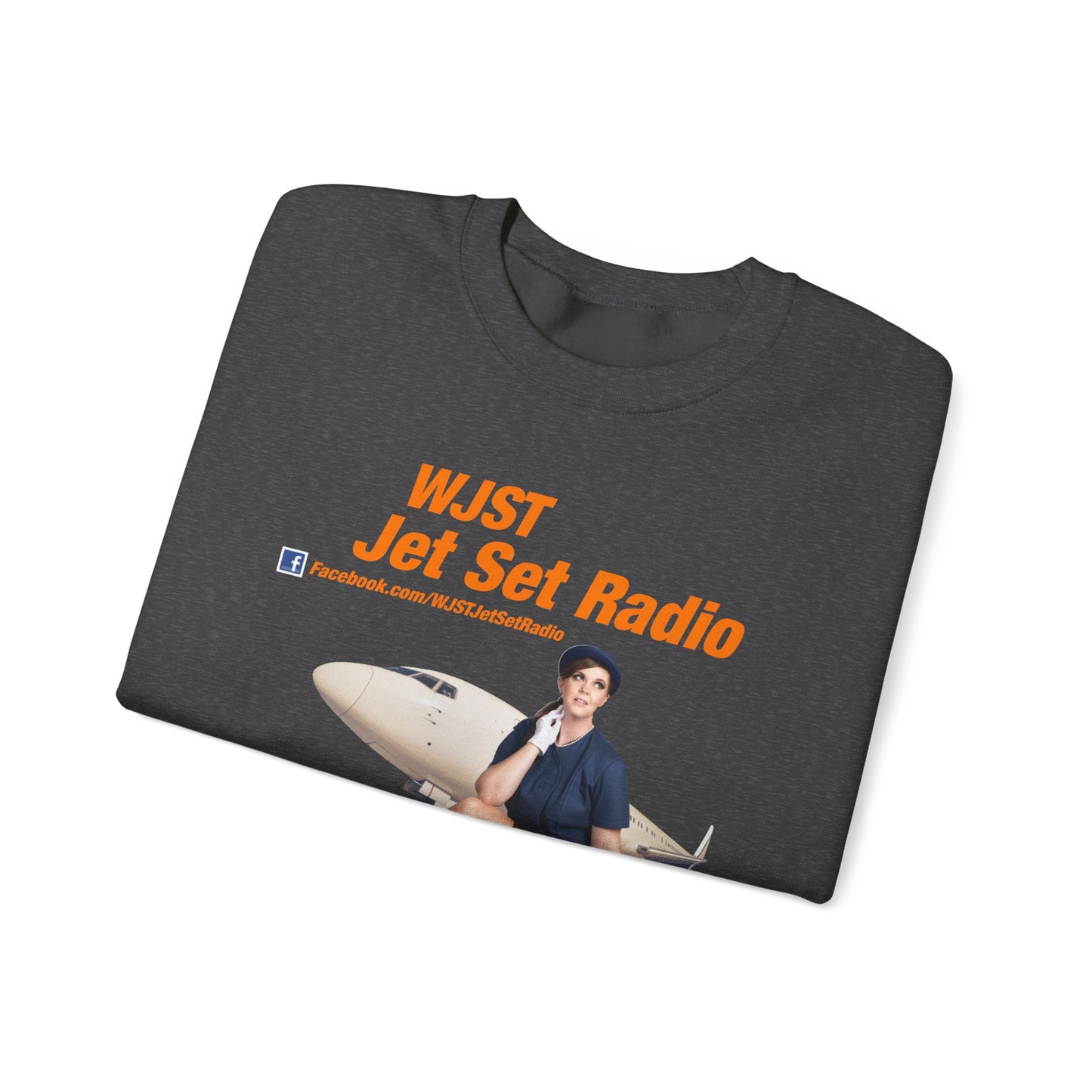 WJST Jet Set Logo Unisex Heavy Blend™ Crewneck Sweatshirt