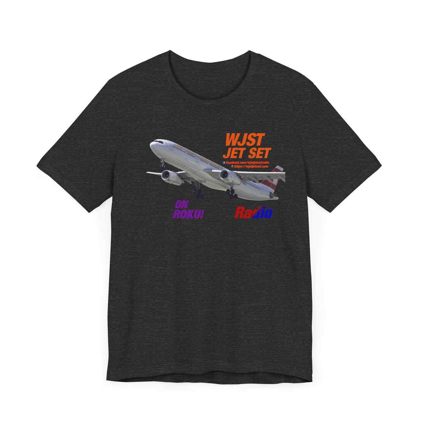 WJST Jet Set Logo Unisex Jersey Short Sleeve Tee