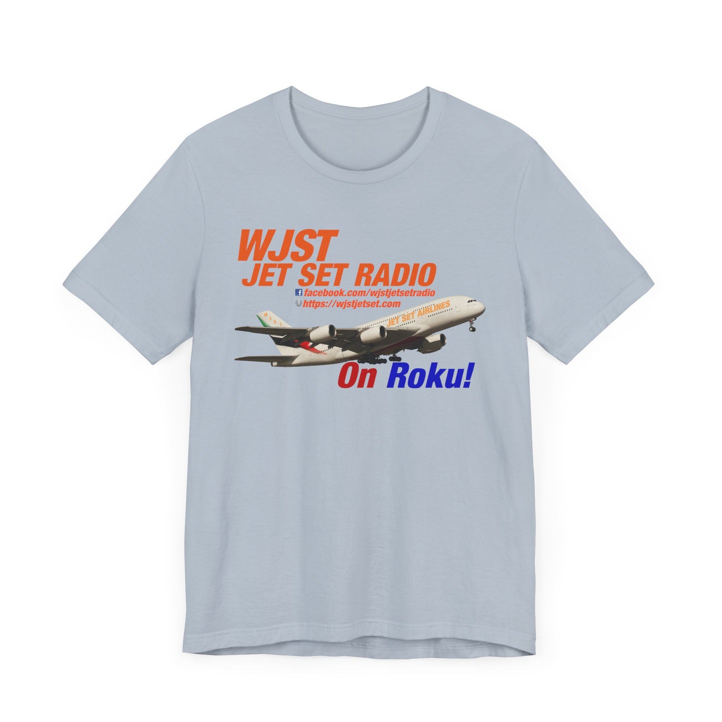 WJST Jet Set Logo Unisex Jersey Short Sleeve Tee